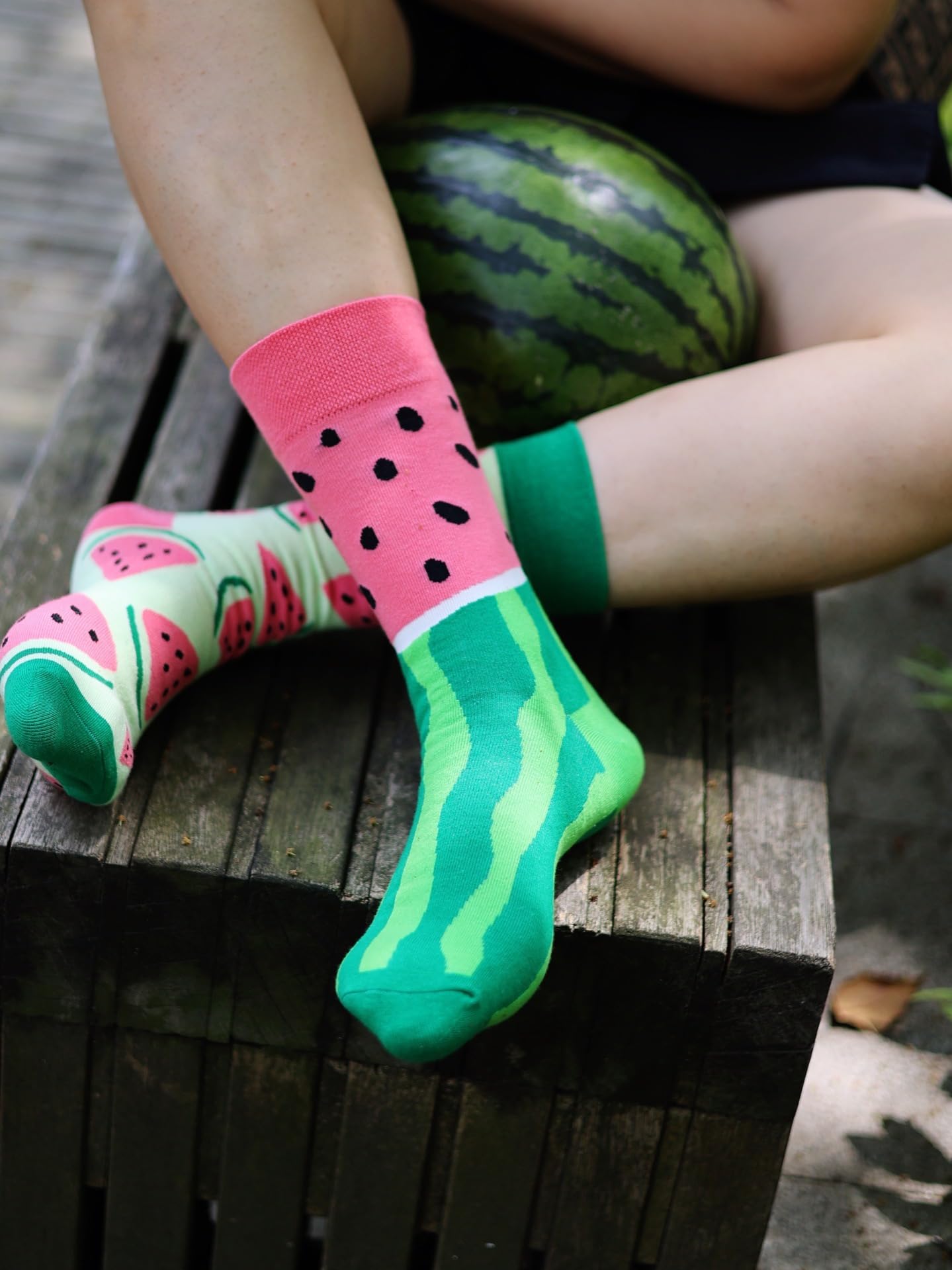 Watermelon Women Casual Calf Socks