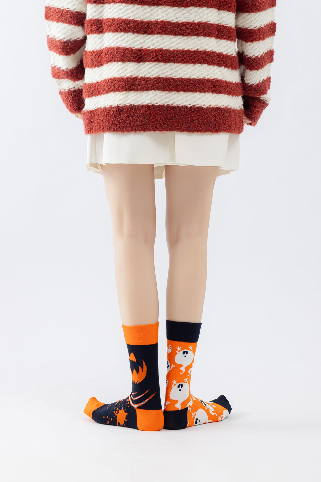 Demons and Ghosts Women Casual Calf Socks
