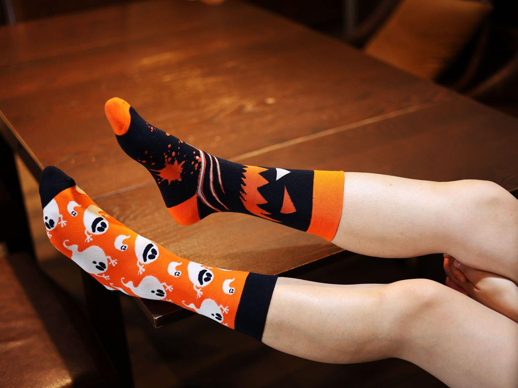 Demons and Ghosts Women Casual Calf Socks
